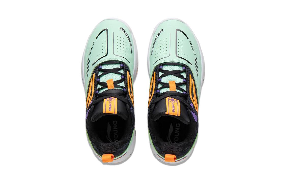 (GS) Li-Ning Fengying V1 'Green Yellow Purple' YKBT082-1