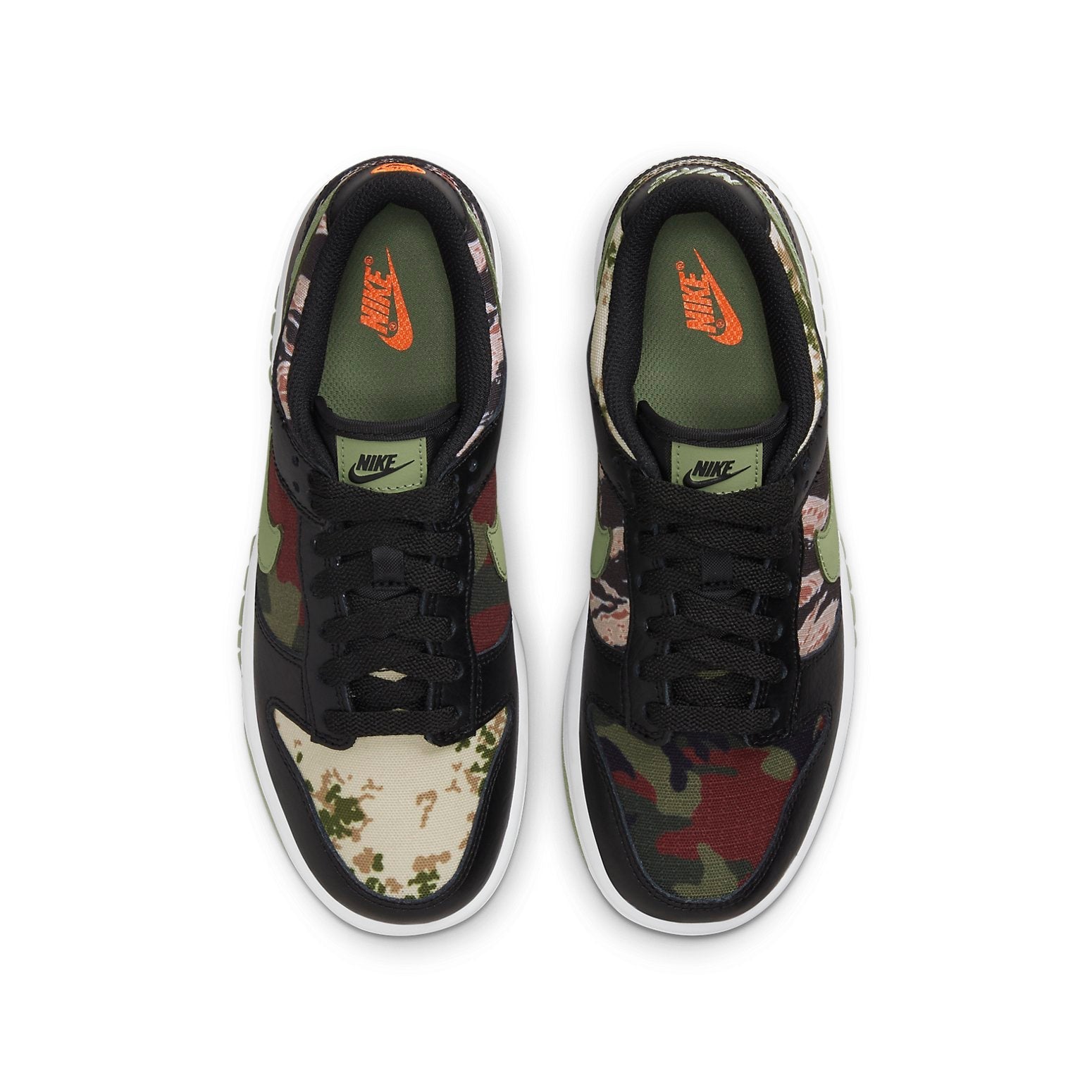 (GS) Nike Dunk Low SE 'Black Multi-Camo' DB1909-001