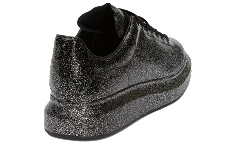 Alexander McQueen Oversized Sneaker Glitter 'Black' 575410WHWI01000