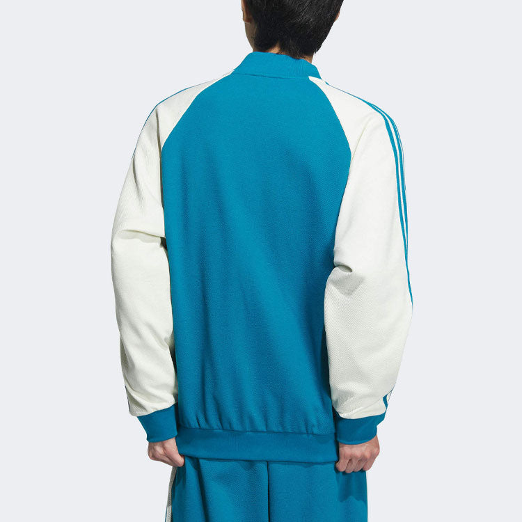 adidas Originals Dkn Sst Jacket Asia Sizing 'Blue White' IX4241