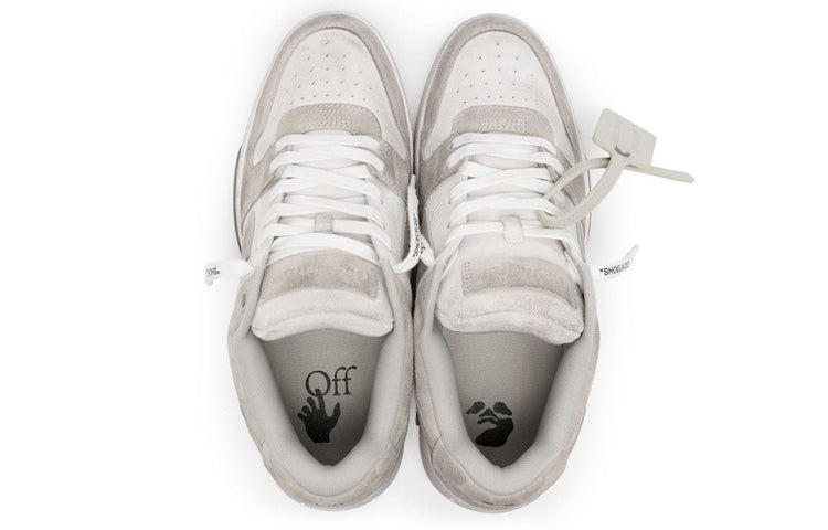 Off-White Out Of Office Vintage Leather 'Grey White' OMIA189F22LEA0120109