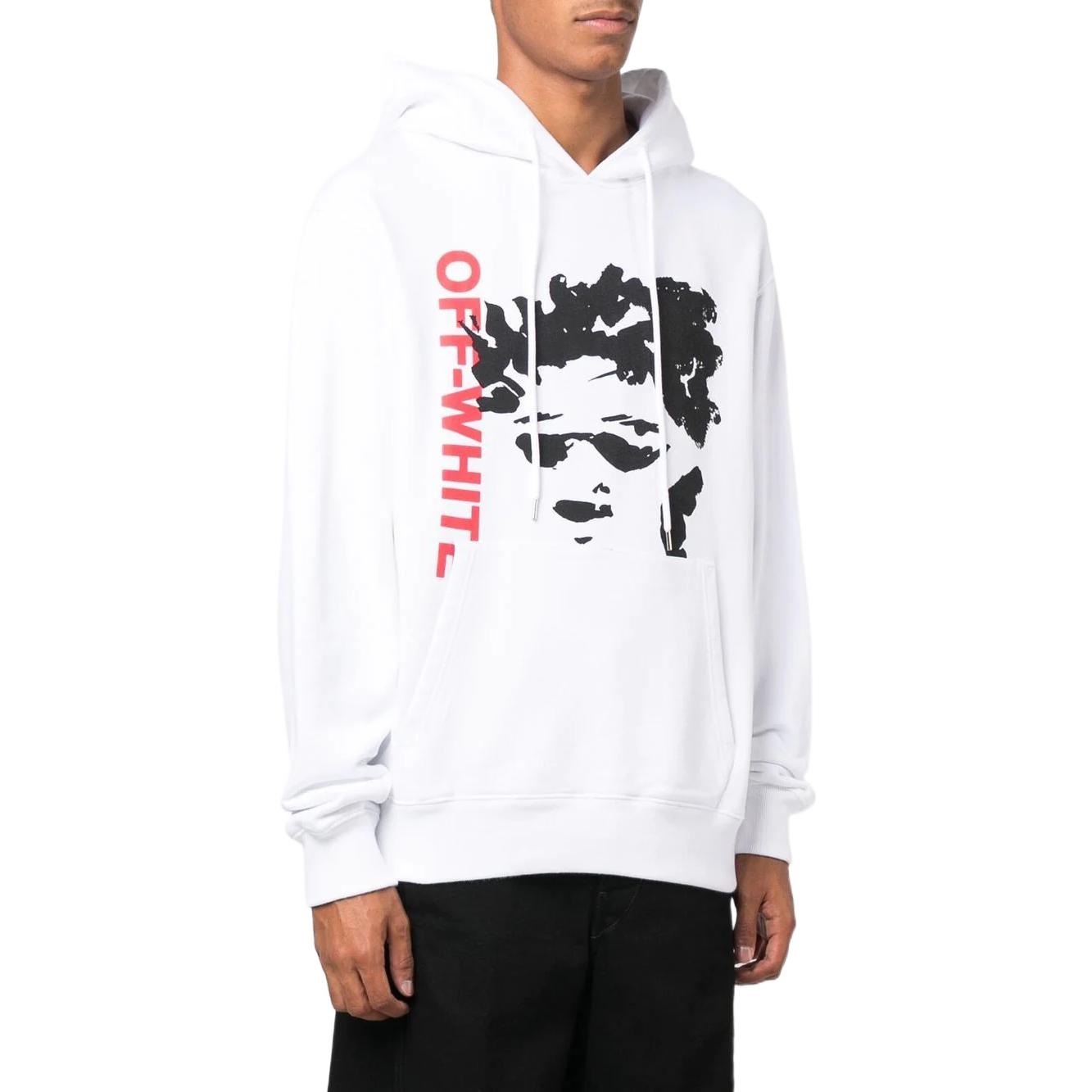 Men's Off-White FW22 Pattern Printing Long Sleeves Version White OMBB097F22FLE0090110