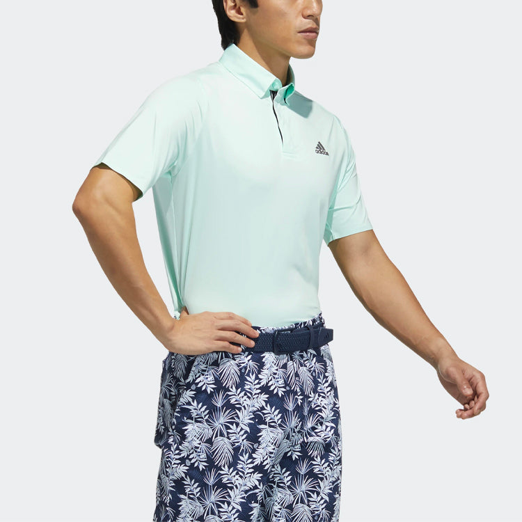 adidas Te Polo Ss Golf Sports Short Sleeve Polo Shirt Mint Green GM3620