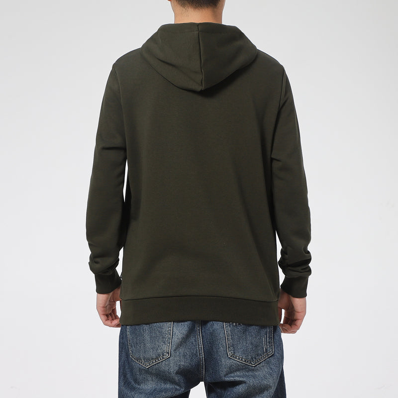 PUMA Big Logo Hoodie 'Army Green White' 588667-70