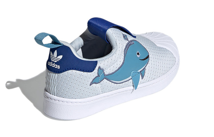 (PS) adidas Superstar 360 Primeblue Little Kid 'Whale' FX4928