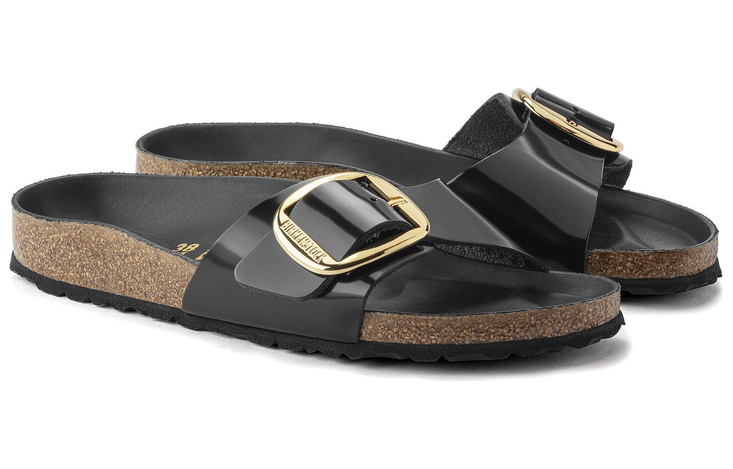 Birkenstock Madrid Big Buckle 'High Shine Black' 1022541