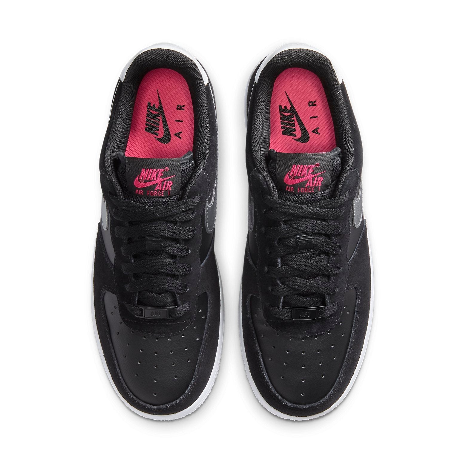 (WMNS) Nike Air Force 1 '07 'Black Metallic Silver' DA4282-001