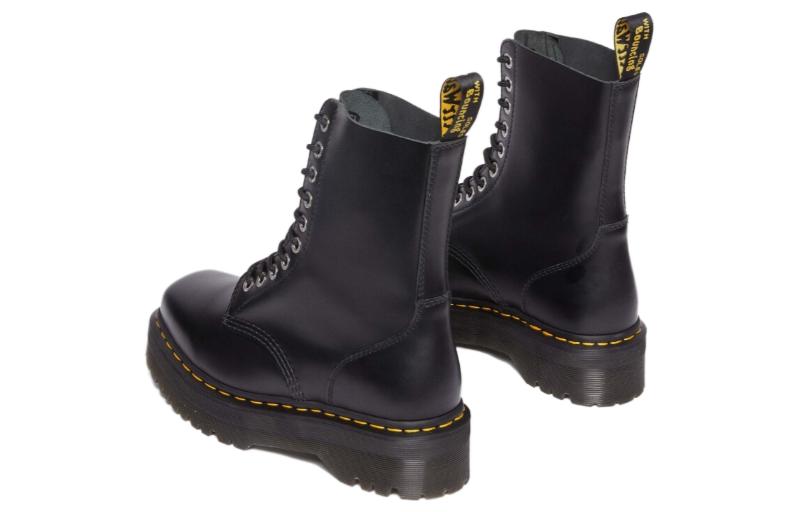 (WMNS) Dr. Martens 1490 Quad Leather Boots 'Black' 31147001