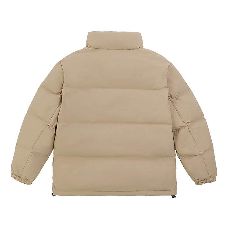 New Balance Logo Warm Down Jacket Asia Sizing 'Grey Khaki' 5PC44273-BEI