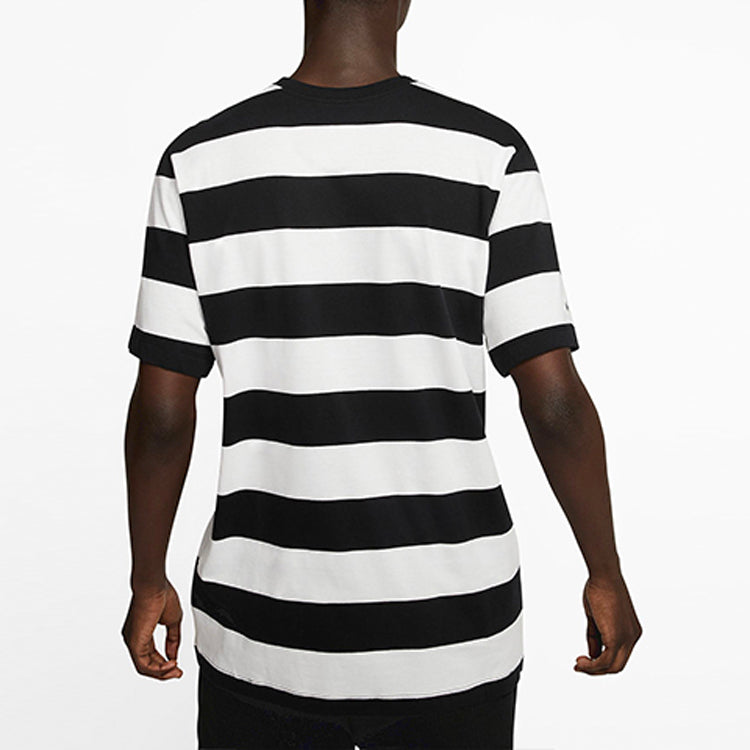 Nike Swoosh Stripe TEE Men White/Black CQ5197-100