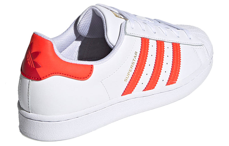 (WMNS) adidas Superstar 'White Scarlet' FX5963