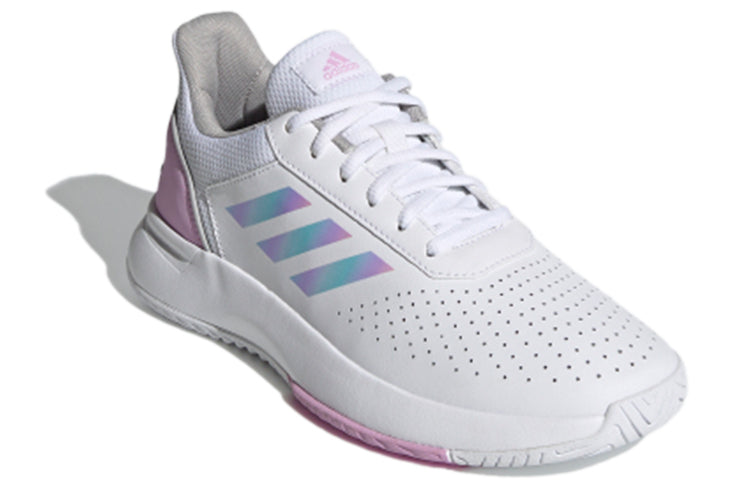 (WMNS) adidas Courtsmash White/Pink FY8732