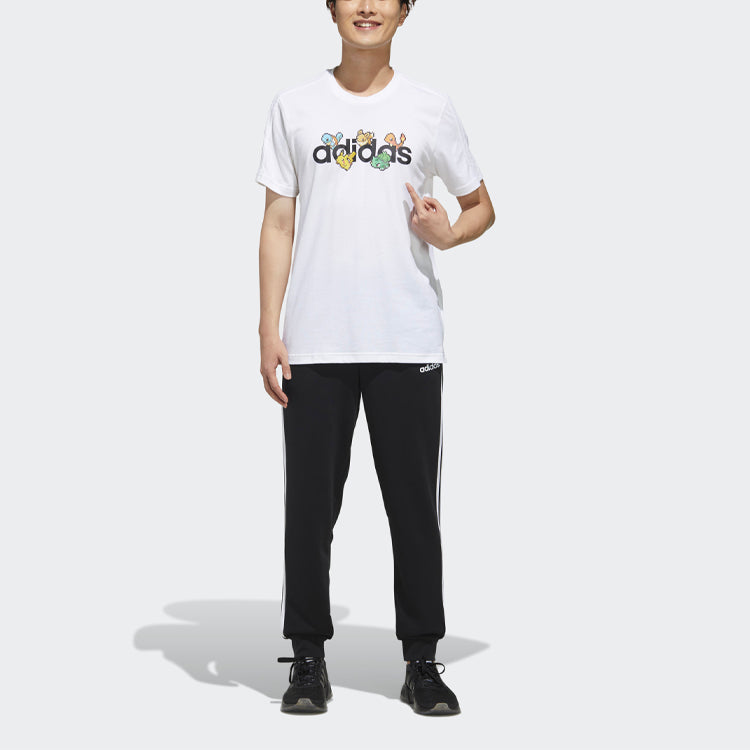 adidas neo x POKEMON Crossover Small Cotton Short Sleeve White FM6030