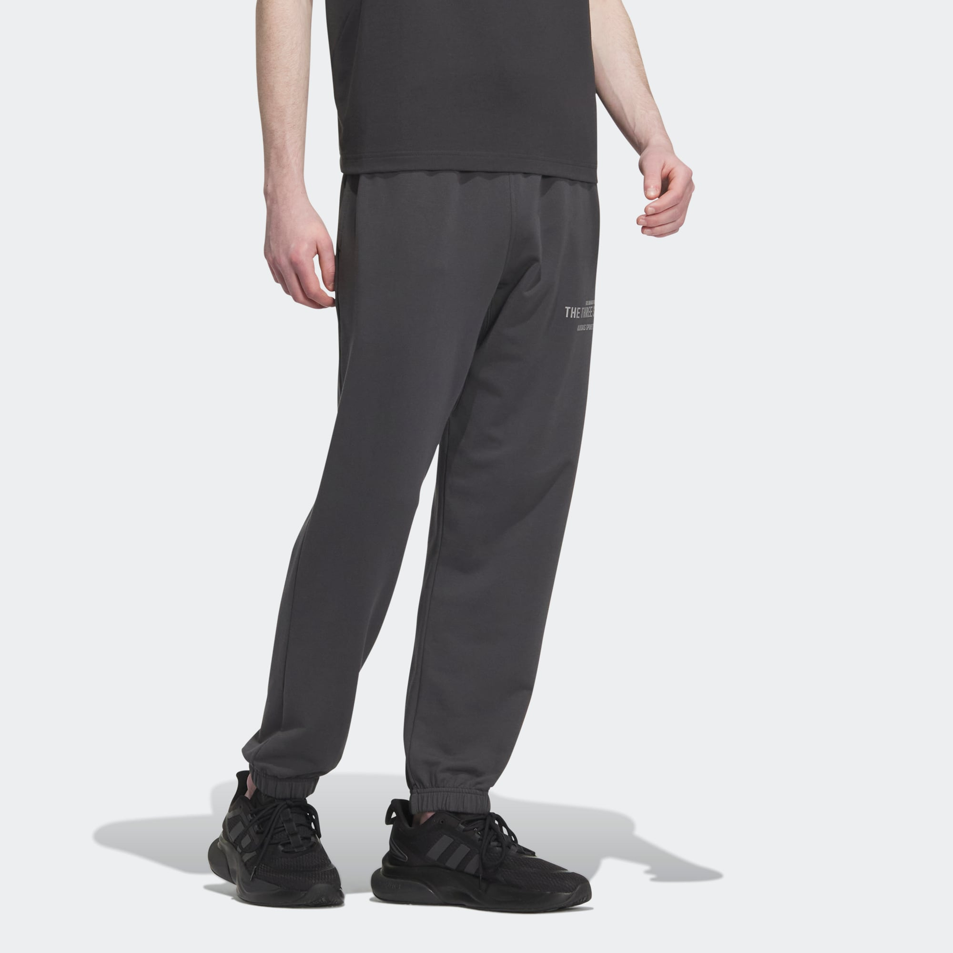 adidas Verbiage Casual Knitted Pants 'Black' IP3926