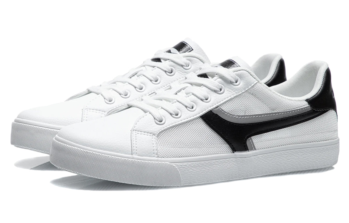 Li-Ning Vintage Skate Shoes 'White Black' AGCR395-1