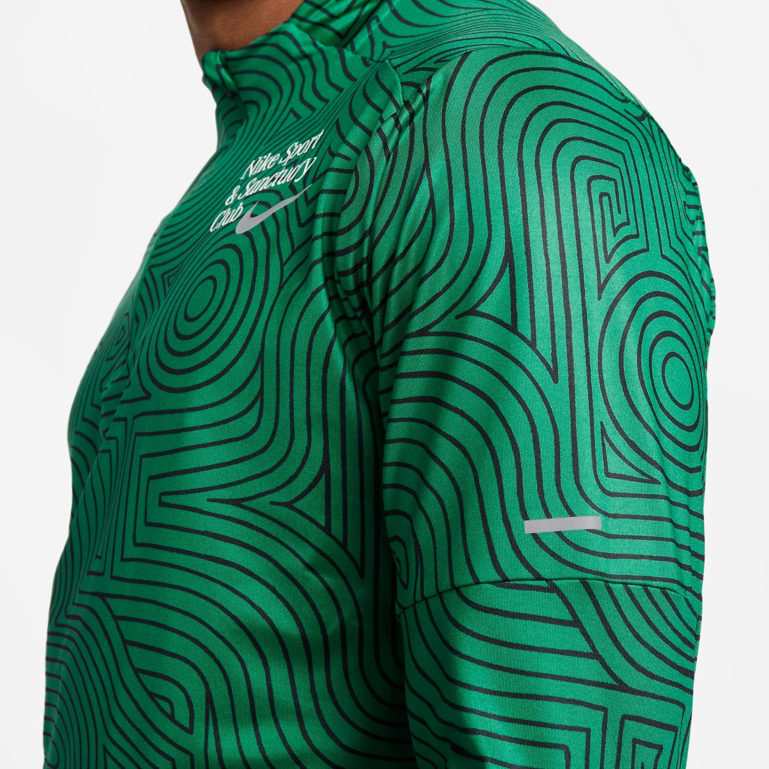 Nike Dri-Fit Element 1/4 Zip Running Top 'Green' FB9036-365