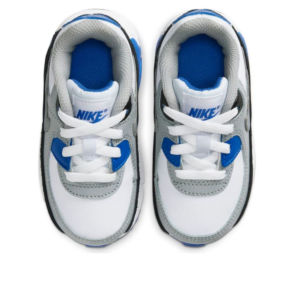 (TD) Nike Air Max 90 Leather 'White Royal Blue' CZ9444-100