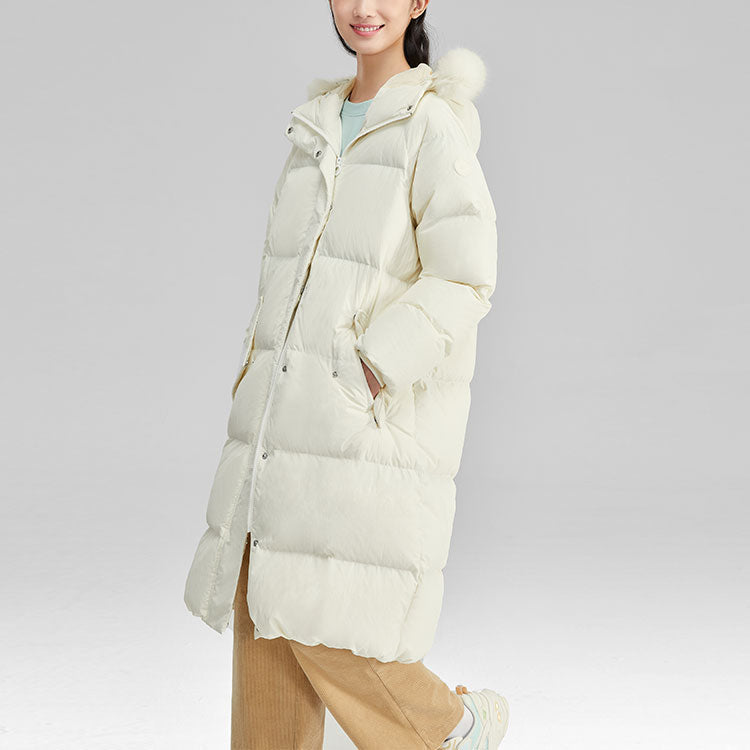 (WMNS) Skechers Casual Down Jacket 'White' L423W098-00NA