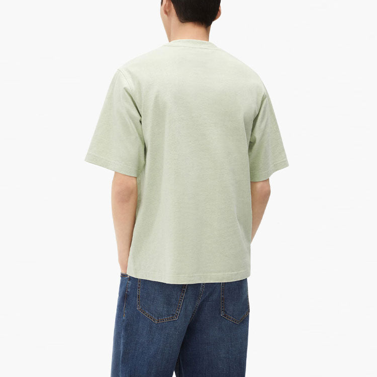 Men's KENZO FW21 Tiger Head Printing Round Neck Short Sleeve Mint Green T-Shirt FB65TS053401-47