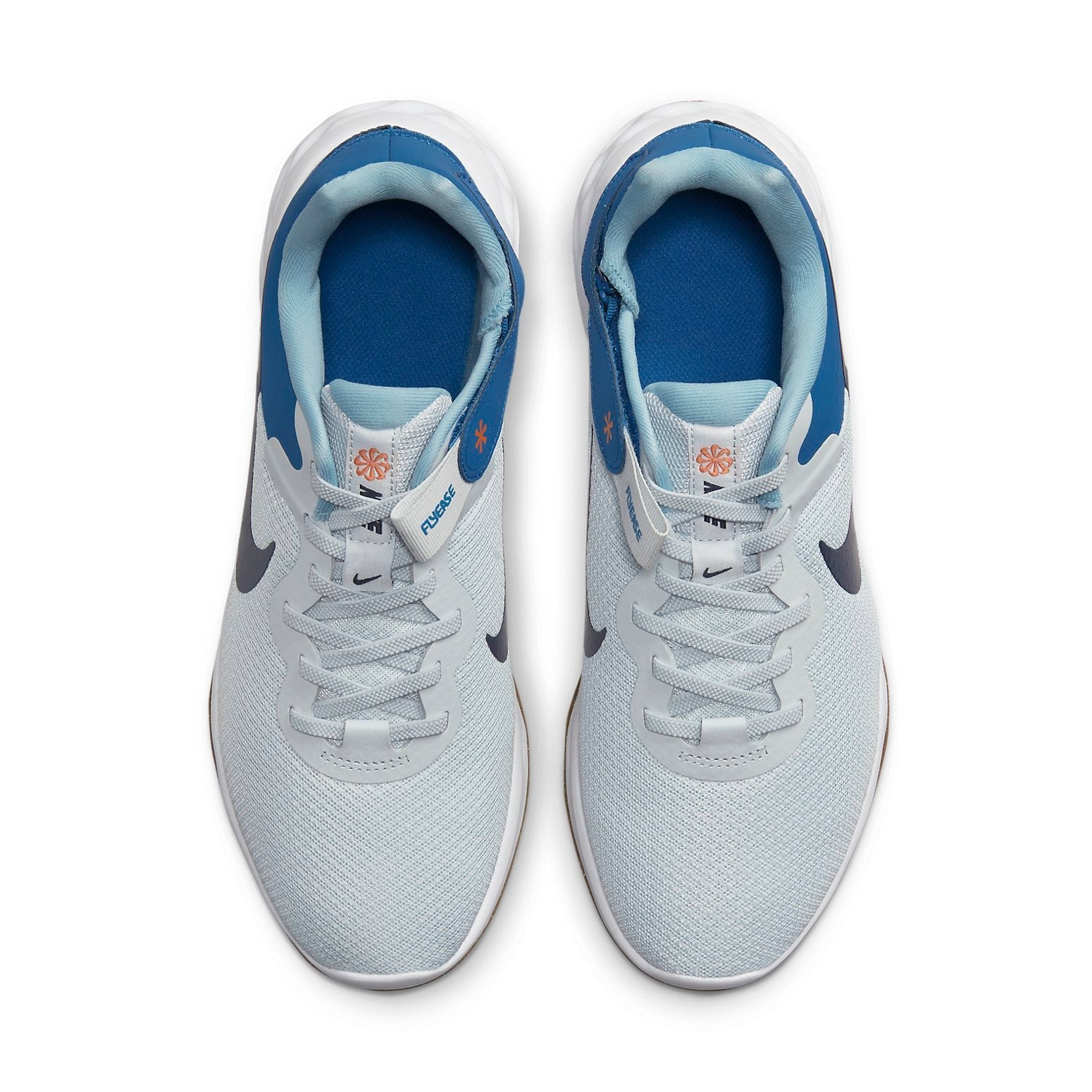 Nike Revolution 6 FlyEase Next Nature 'Pure Platinum Dark Marina Blue' DC8992-002