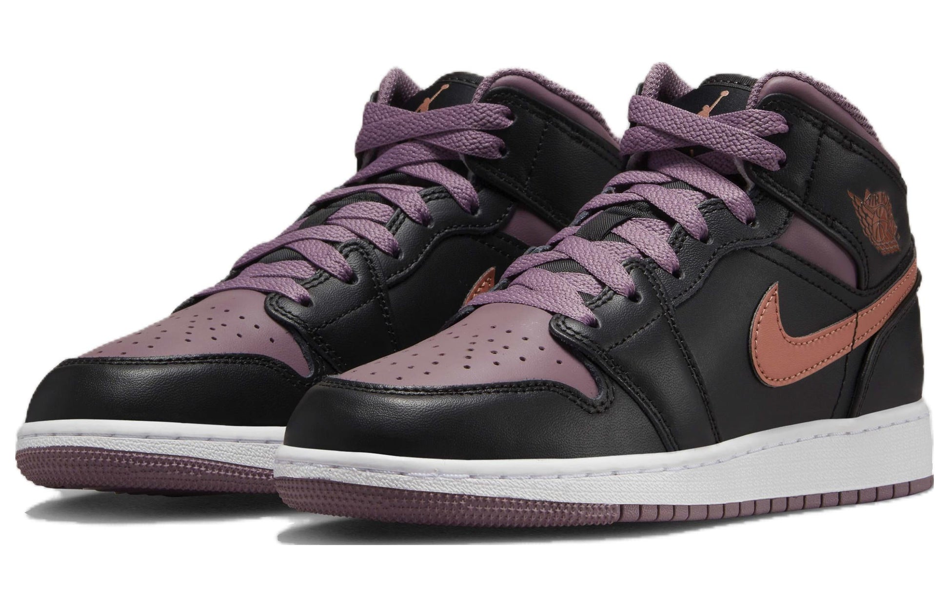 (GS) Air Jordan 1 Mid SE 'Black Sky J Mauve' FB9909-008