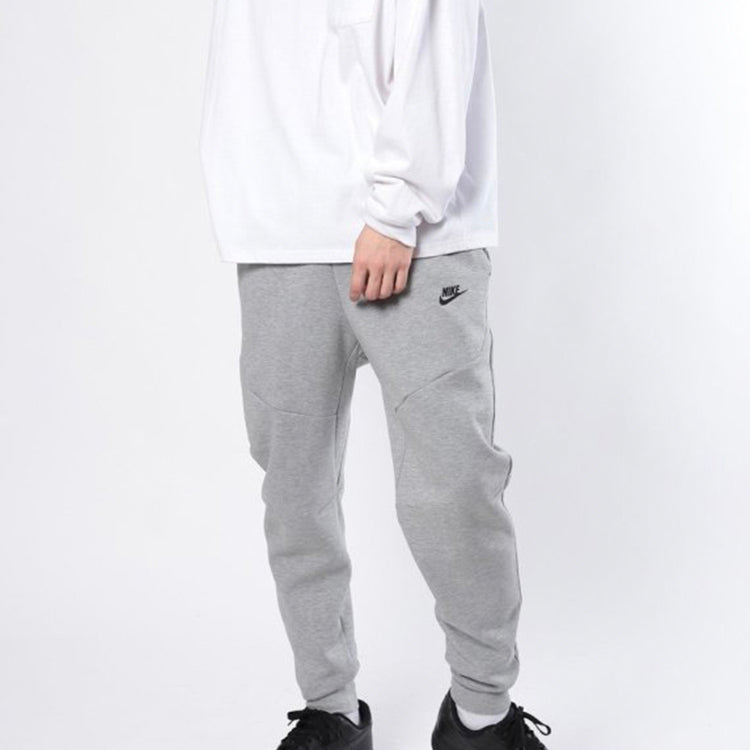 Nike Tech Fleece Sports Pants Asia Sizing 'Grey' CU4496-063