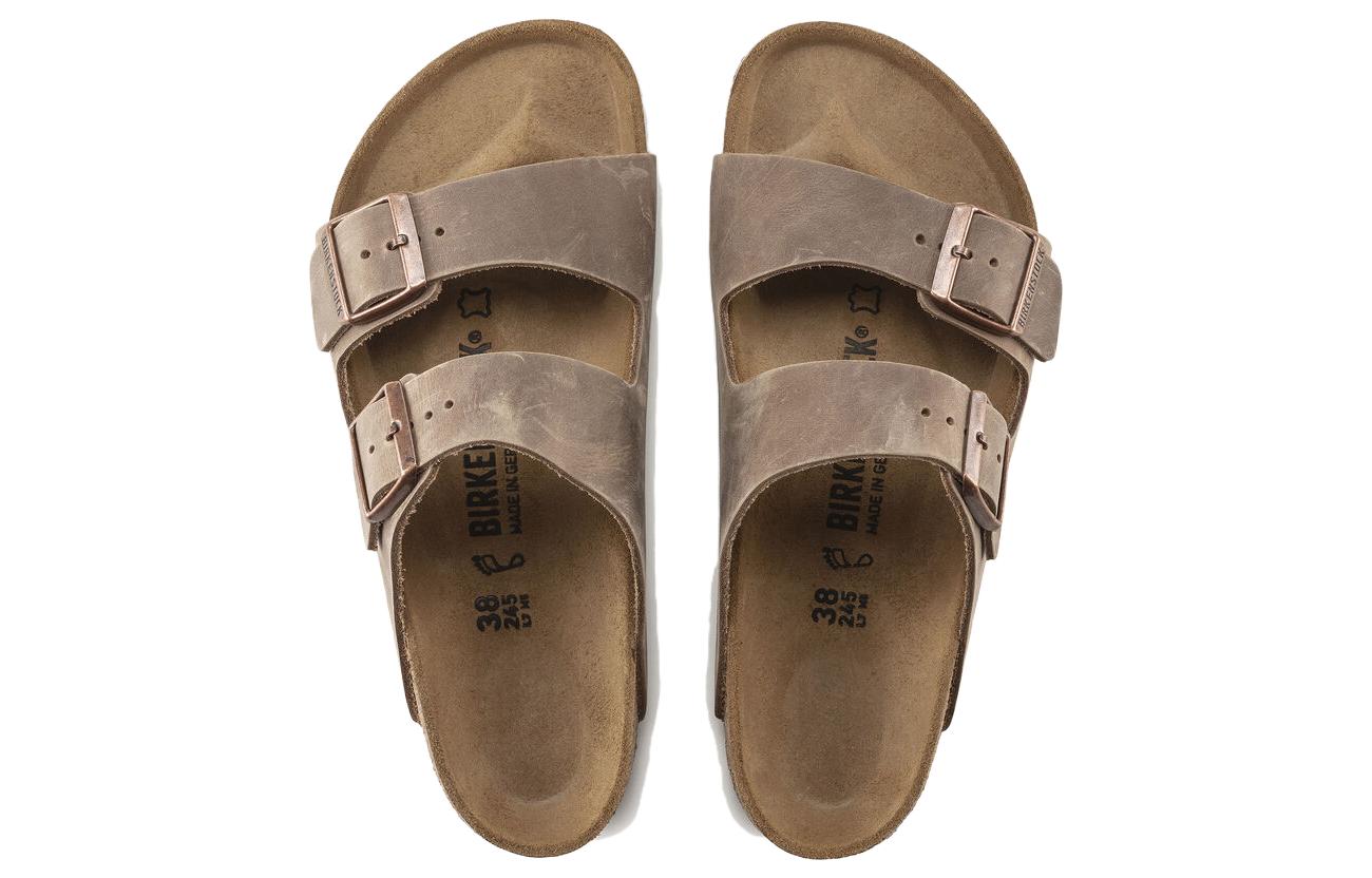 Birkenstock Arizona Oiled Leather Sandals 'Tobacco Brown' 0352201