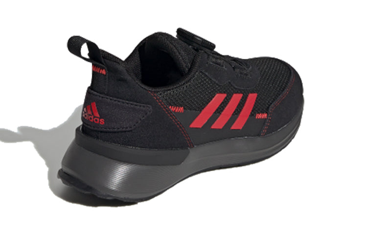 (PS) adidas RapidaRun Boa K 'Black Red' FU7314