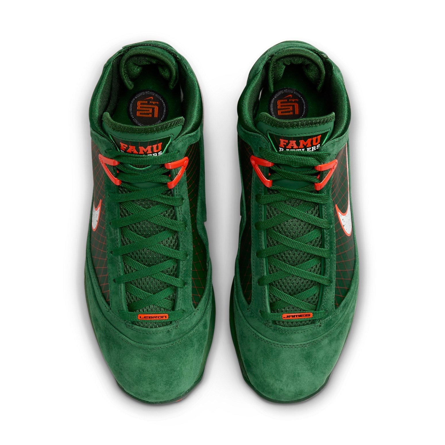 Nike x Florida A&M University LeBron 7 Retro 'Rattlers - Gorge Green' DX8554-300