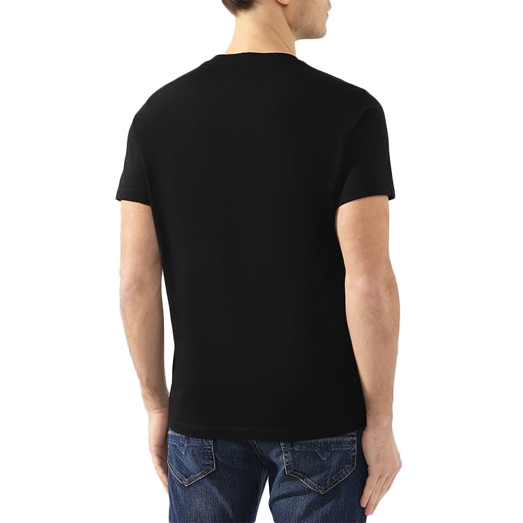 Men's KENZO Eyes Eye Printing Short Sleeve Black FA55TS0494YC-99