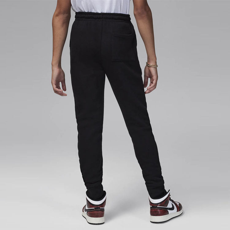 (GS) Air Jordan Essentials Member Sweatpants 'Black Red' FV5650-010