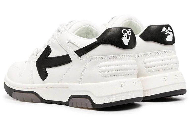(WMNS) Off-White Out Of Office Low-Casual Shoes Black/White OWIA259R21LEA00101100