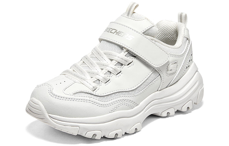 (GS) Skechers D'lites 1.0 Chunky Shoes 'White' 8701649L-WSL