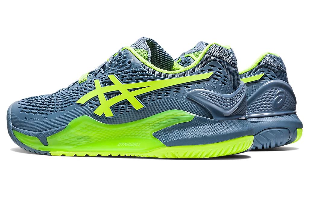 ASICS Gel Resolution 9 'Steel Blue Hazard Green' 1041A330-400