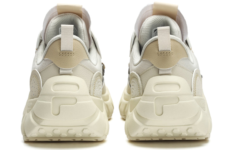 (WMNS) FILA FUSION Bone Sneakers 'White Beige' T12W311201FOA
