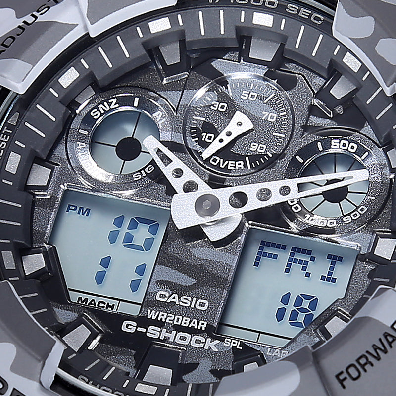 CASIO G-Shock Analog-Digital 'Black Grey' GA-100CM-8A