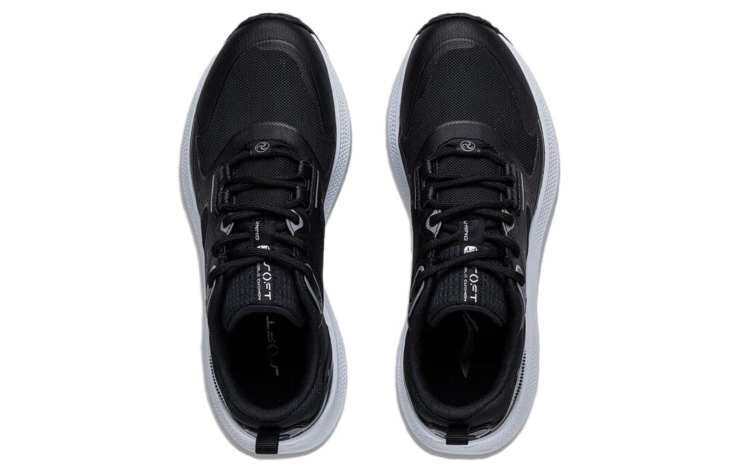 (WMNS) Li-Ning Soft Go 'Black White' AGLT126-2