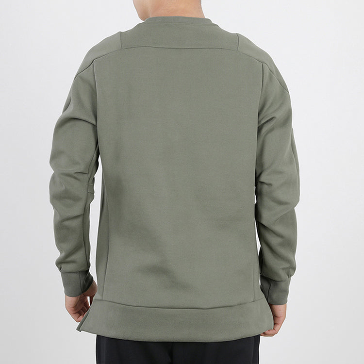 adidas Athleisure Casual Sports Loose Pullover Green GM4423