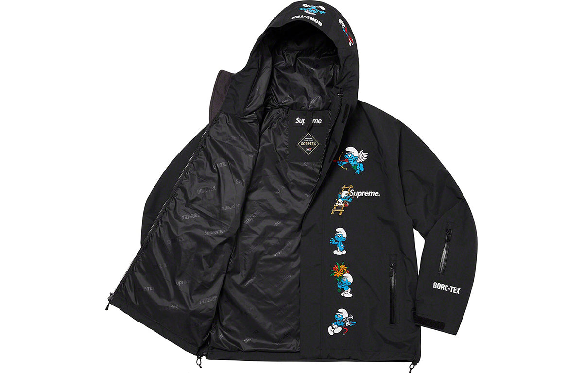 Supreme x Smurfs GORE-TEX Shell Jacket 'Black Blue White' SUP-FW20-015