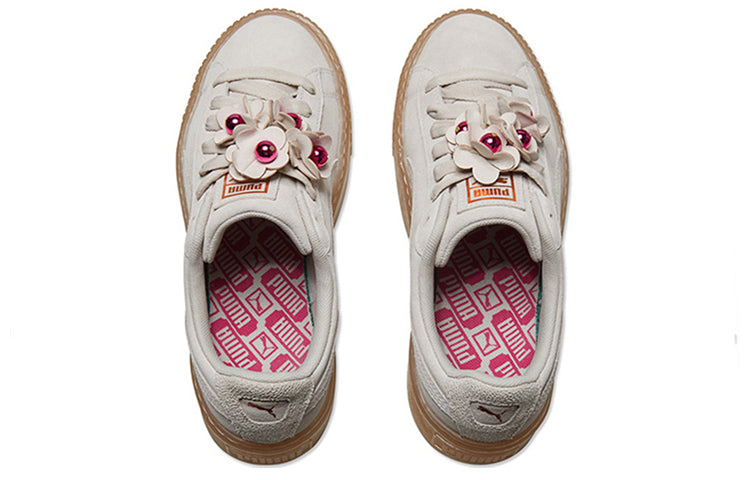 (WMNS) PUMA Platform Flower Tassel 'White' 369181-01