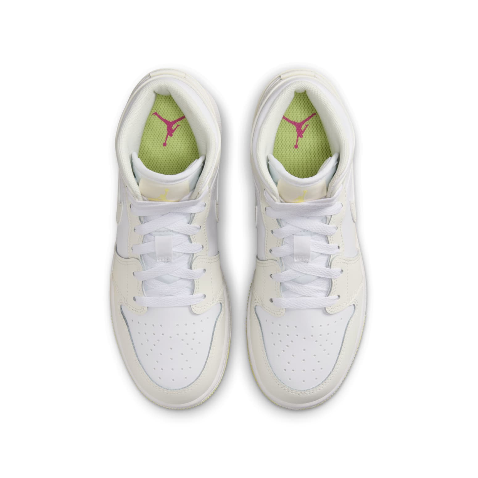 (GS) Air Jordan 1 Mid 'Sail Light Laser Orange' FD8780-181