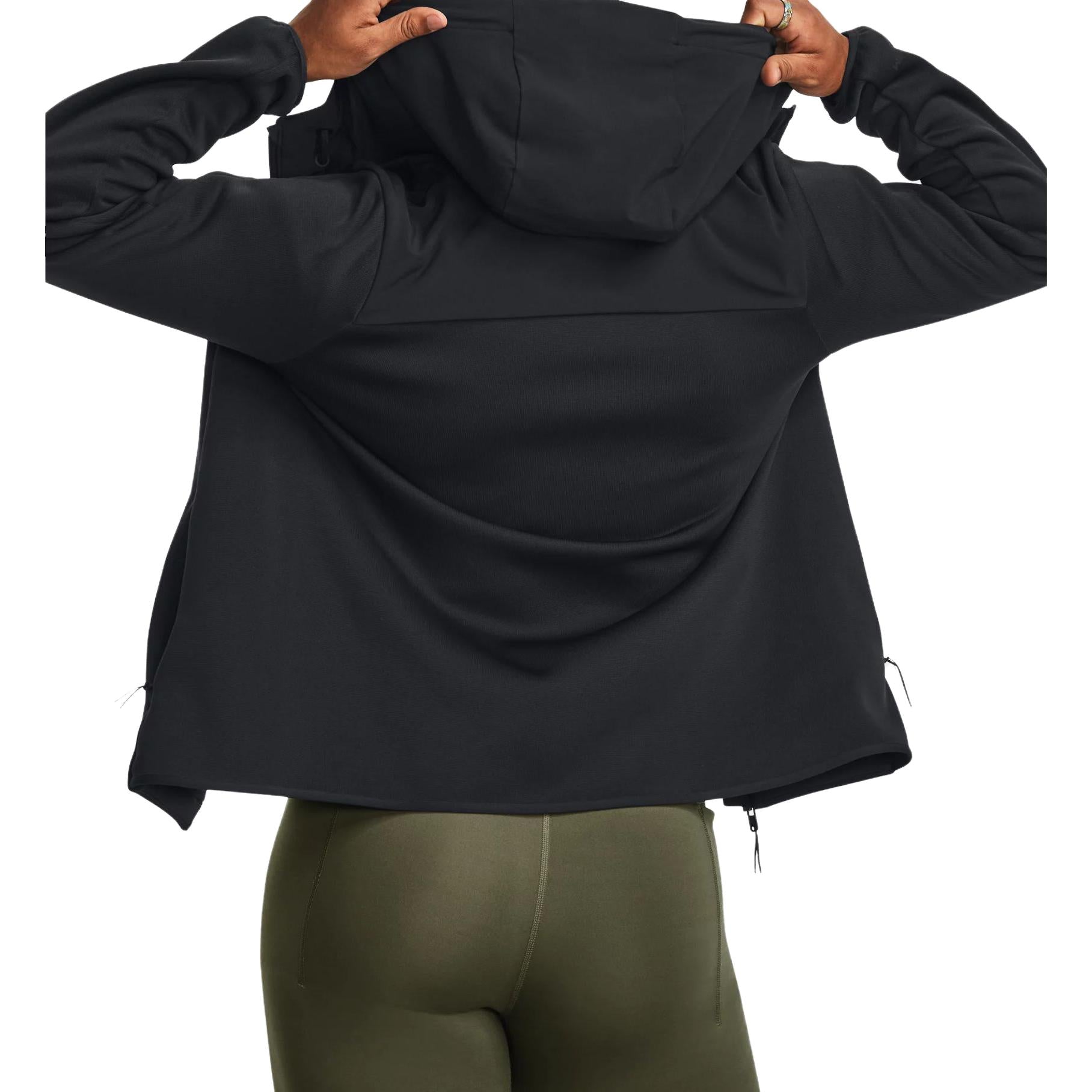 (WMNS) Under Armour Essential Jacket 'Black White' 1378850011