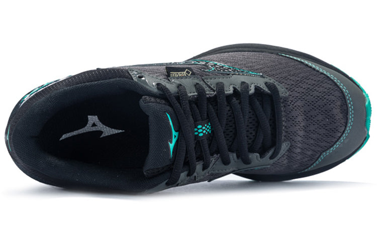 (WMNS) Mizuno Rider GTX Black/Green J1GD187905