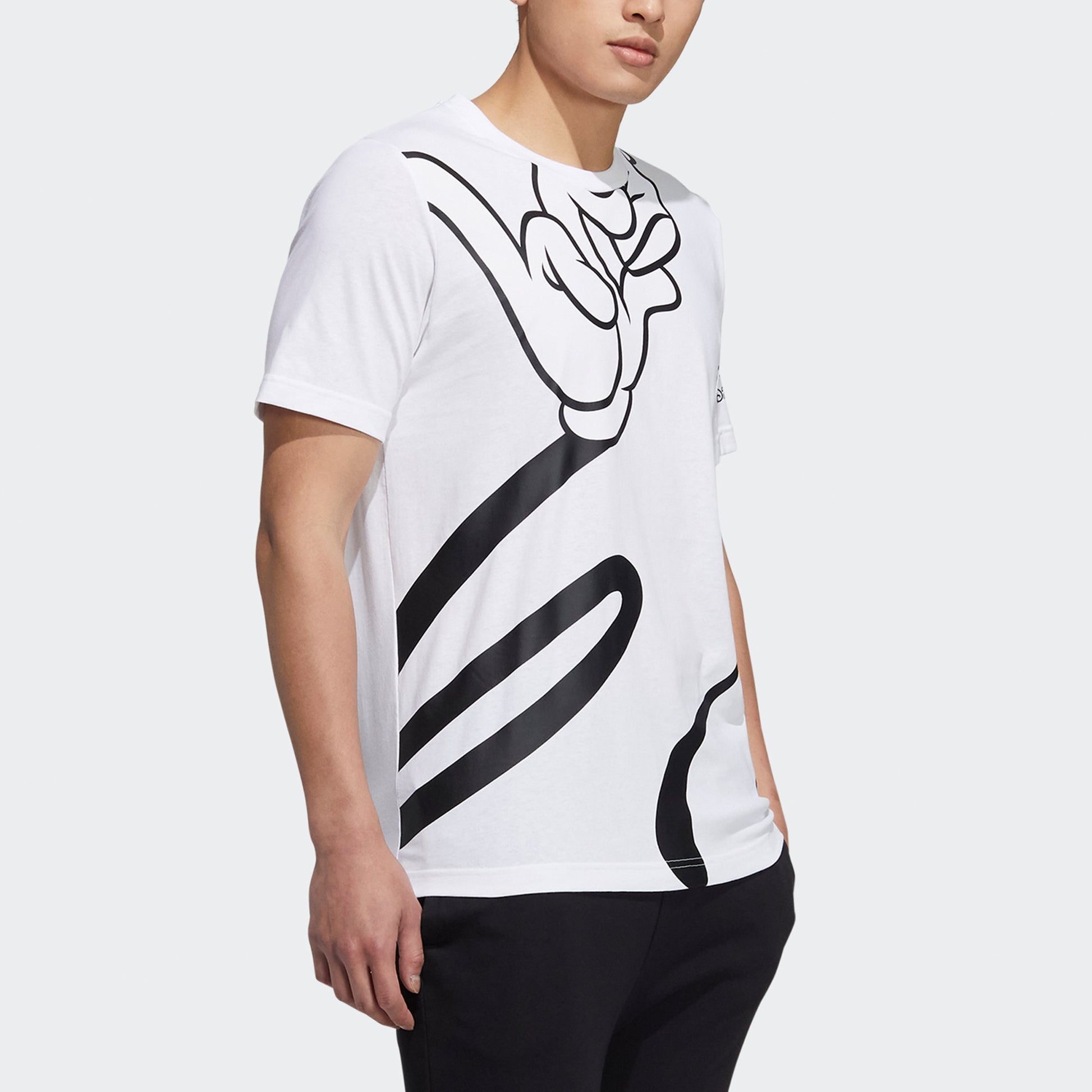 adidas neo x Disney U Mf Tee 1 Goofy Print Short Sleeves T Shirt Men's White HF0449