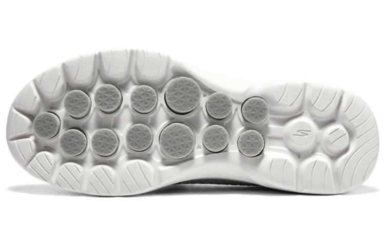 (WMNS) Skechers Go Walk 6 Shoes 'Grey White' 896231-GRY