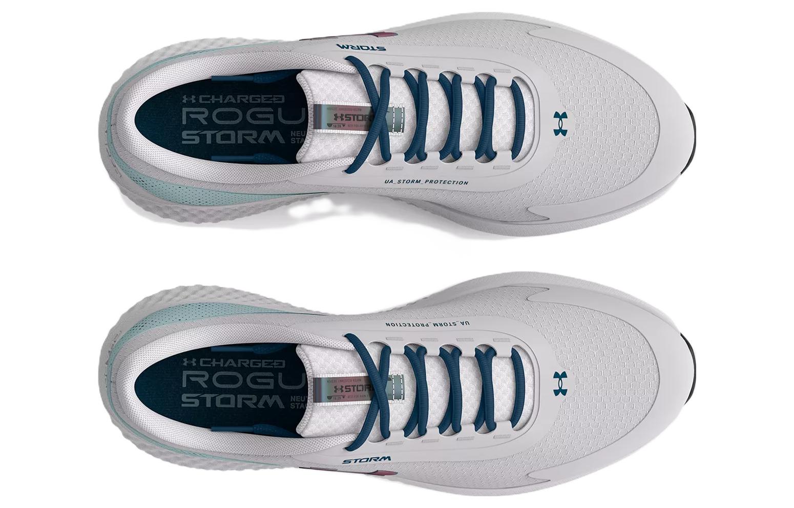 (WMNS) Under Armour Charged Rogue 3 Storm 'Halo Grey Fuse Teal' 3025524-100