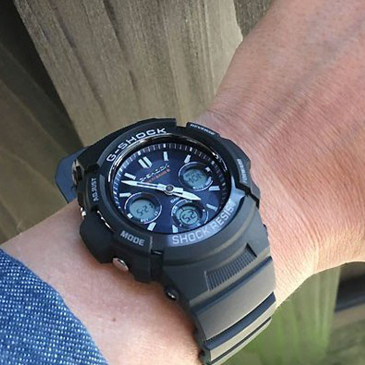 CASIO G-Shock Analog-Digital 'Blue' AWG-M100SB-2AJF