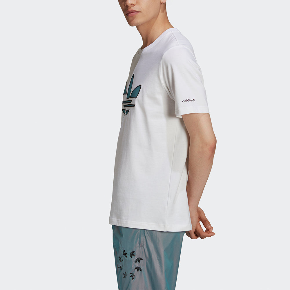 adidas originals St Tee Hl Logo Printing Sports Short Sleeve White H41402