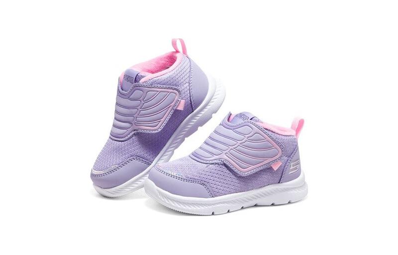 (TD) Skechers Comfy Flex Shoes 'Lilac Pink' 303017N-LAV