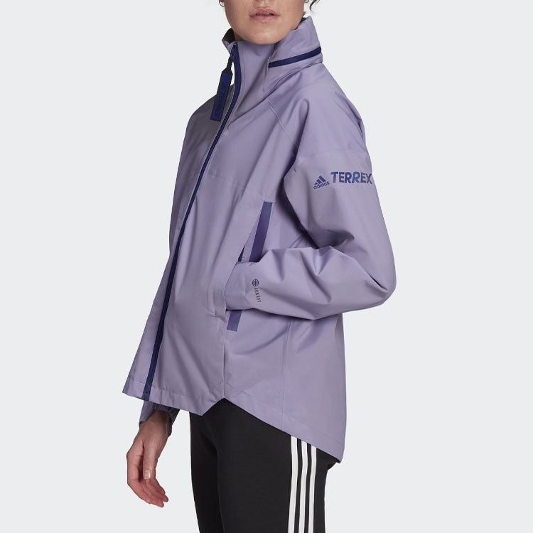 (WMNS) adidas Terrex CT MyShelter Rain.RDY Jacket Asia Sizing 'Purple' H65705